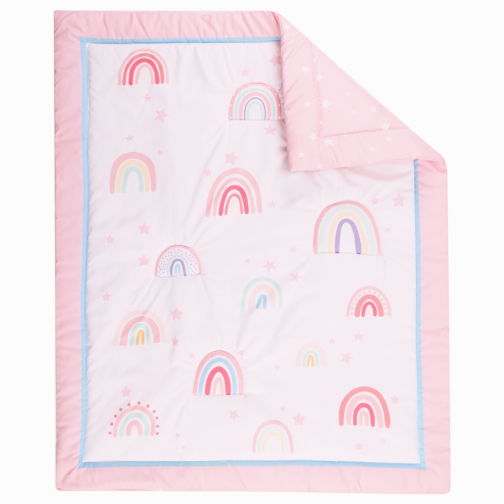 3Pcs Rainbow Baby Infant Crib  - Baby Nursery Sets 评论和价格