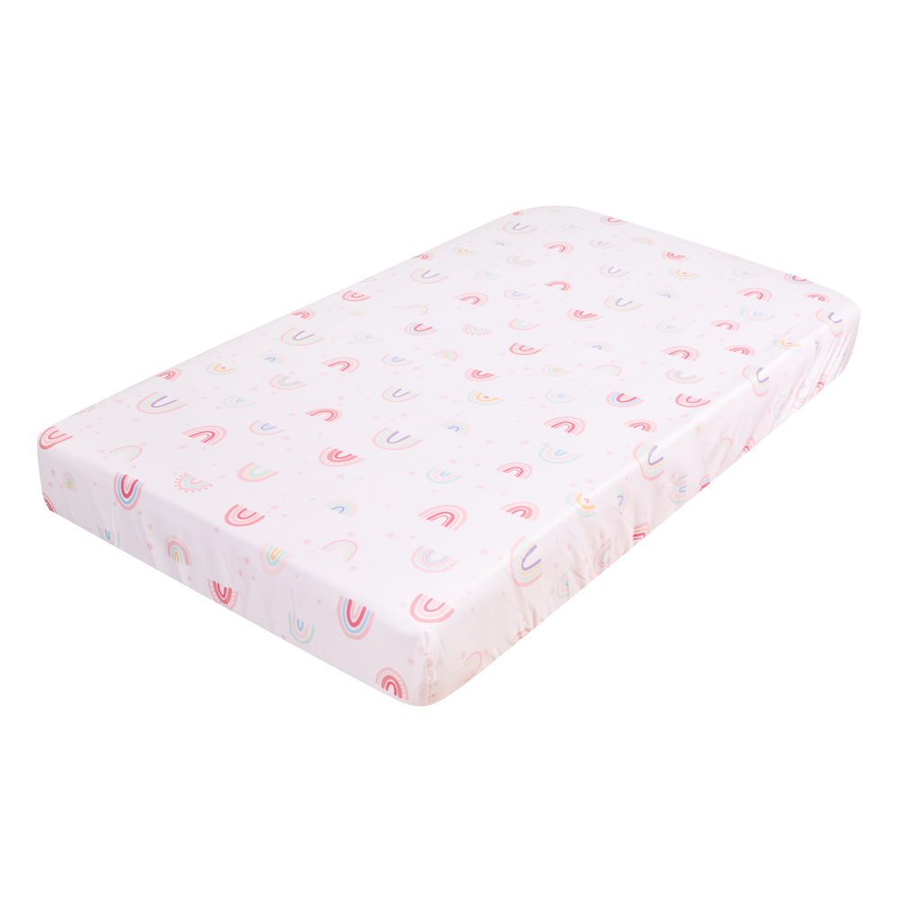 3Pcs Rainbow Baby Infant Crib  - Baby Nursery Sets 评论和价格