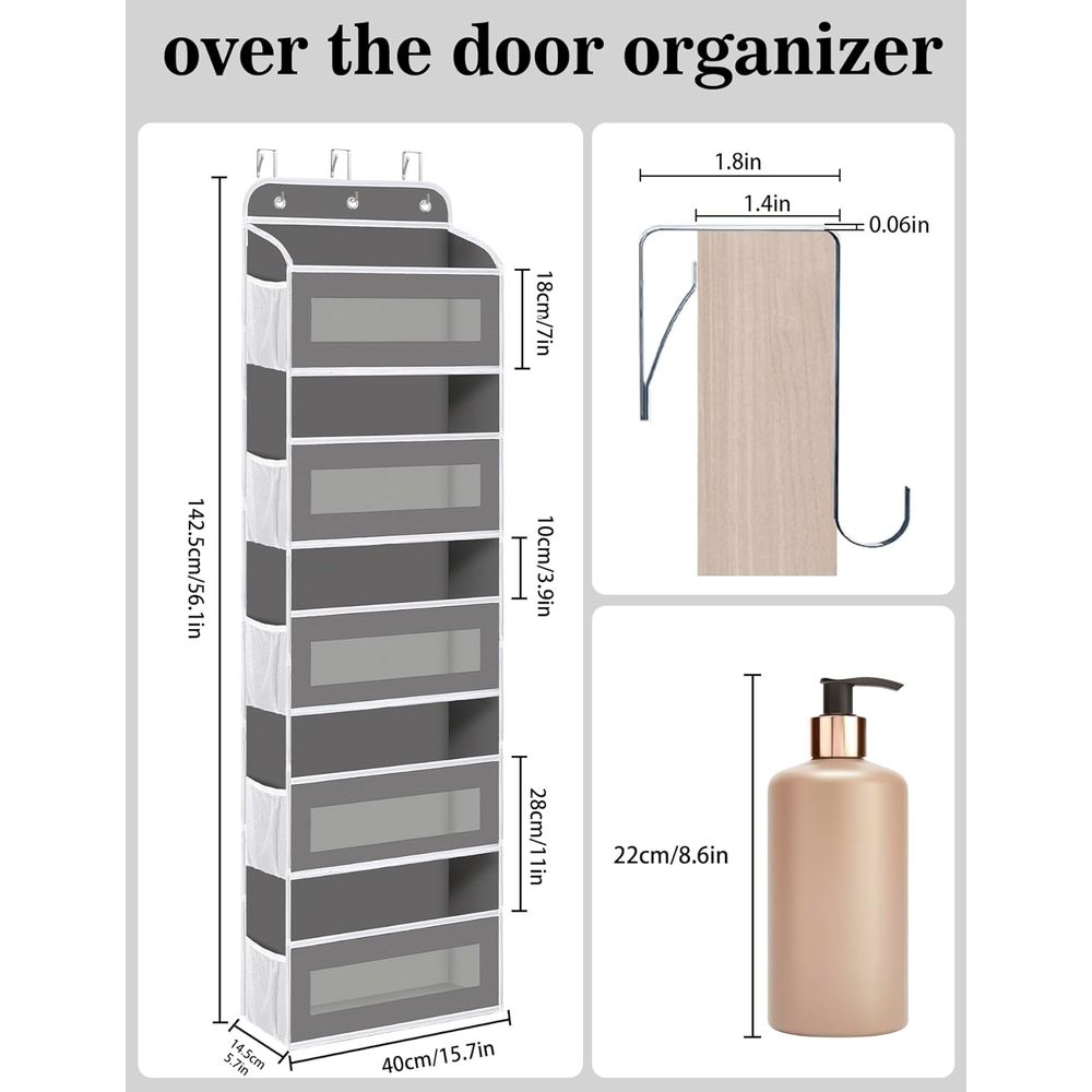 5 Shelves Closet Door Hanging  - Baby Nursery Shelf 评论和价格