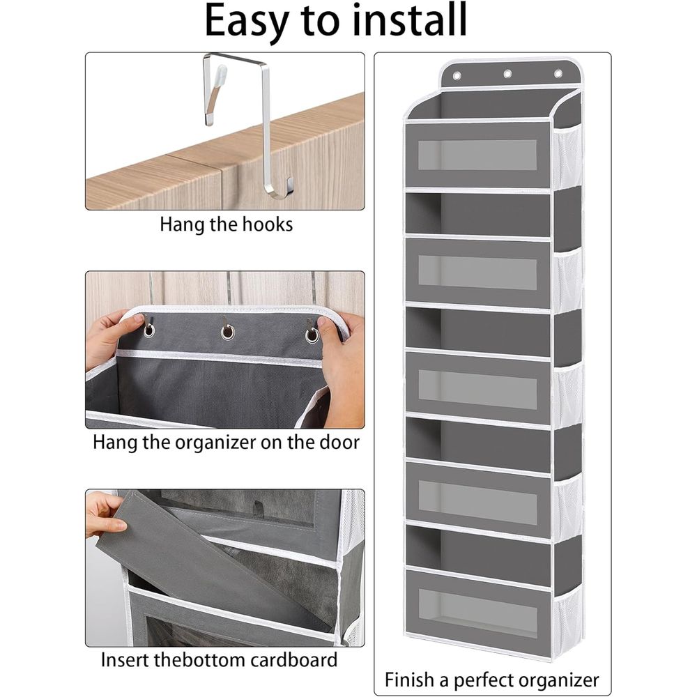 5 Shelves Closet Door Hanging  - Baby Nursery Shelf 评论和价格