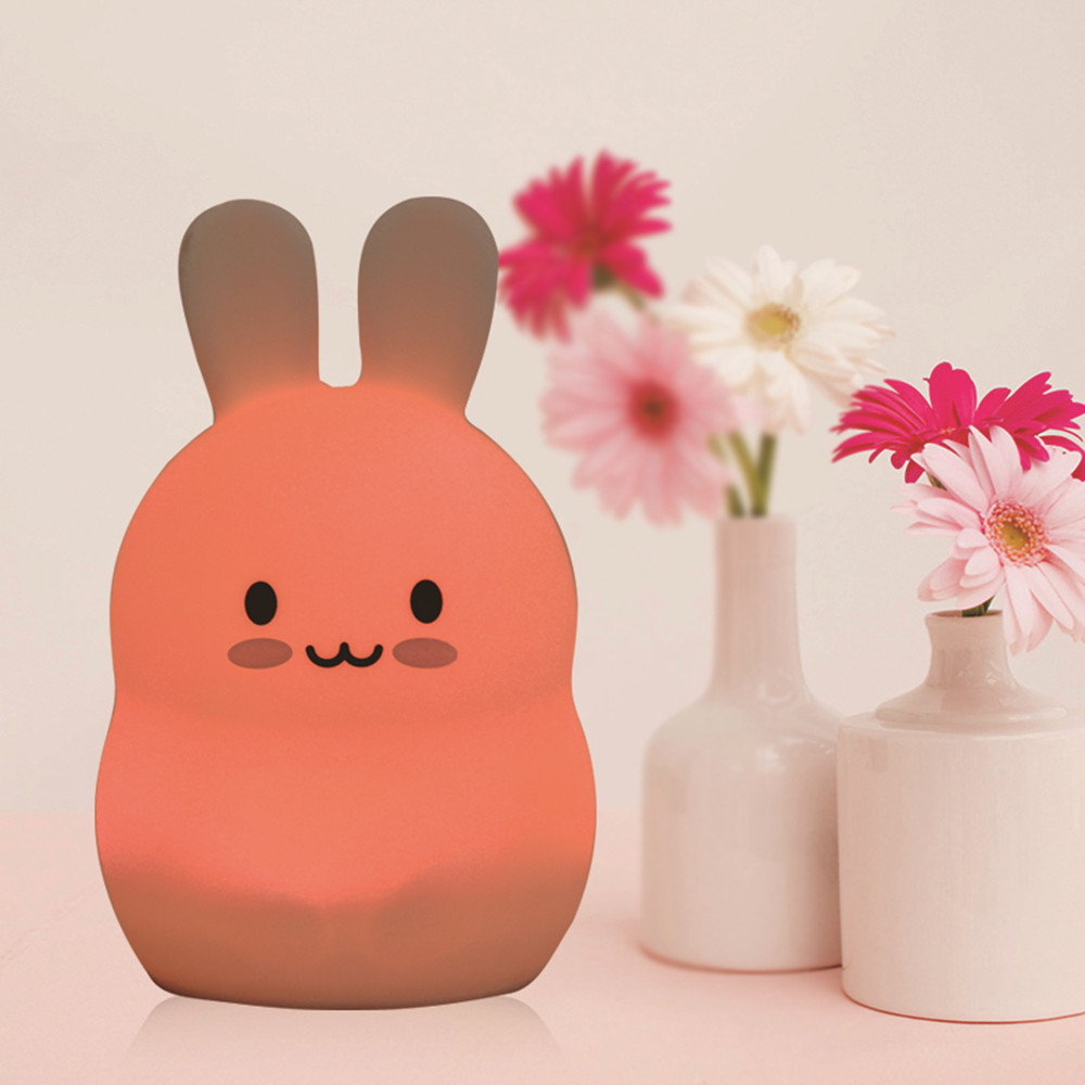 Touch Sensor Rabbit Night Ligh - Baby Nursery Night Light 评论和价格