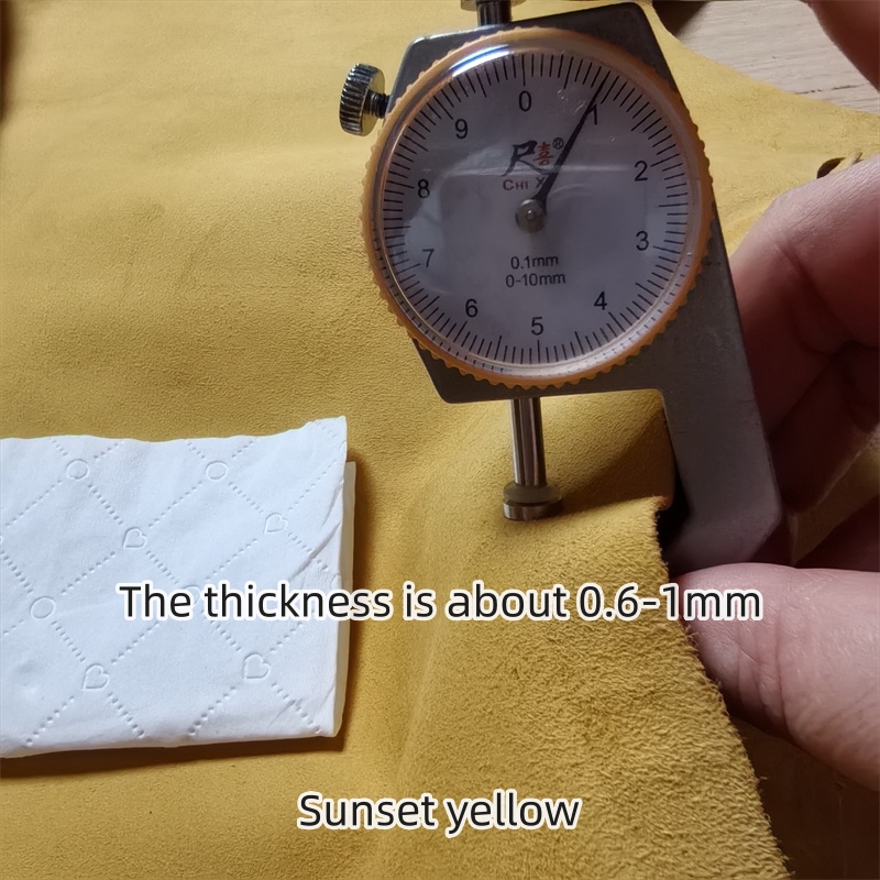 0.6/1mm Yellow Frosted Sheepsk - Baby Nursery Yellow 评论和价格