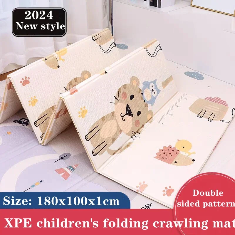 Baby Play Mats Foldable Xpe Pu - Baby Nursery Carpet 评论和价格