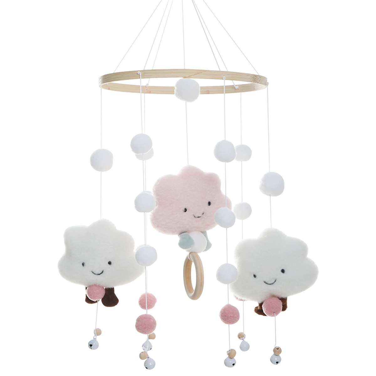 Mobile Wind Chimes with Cloud  - Crib Mobile Musical 评论和价格