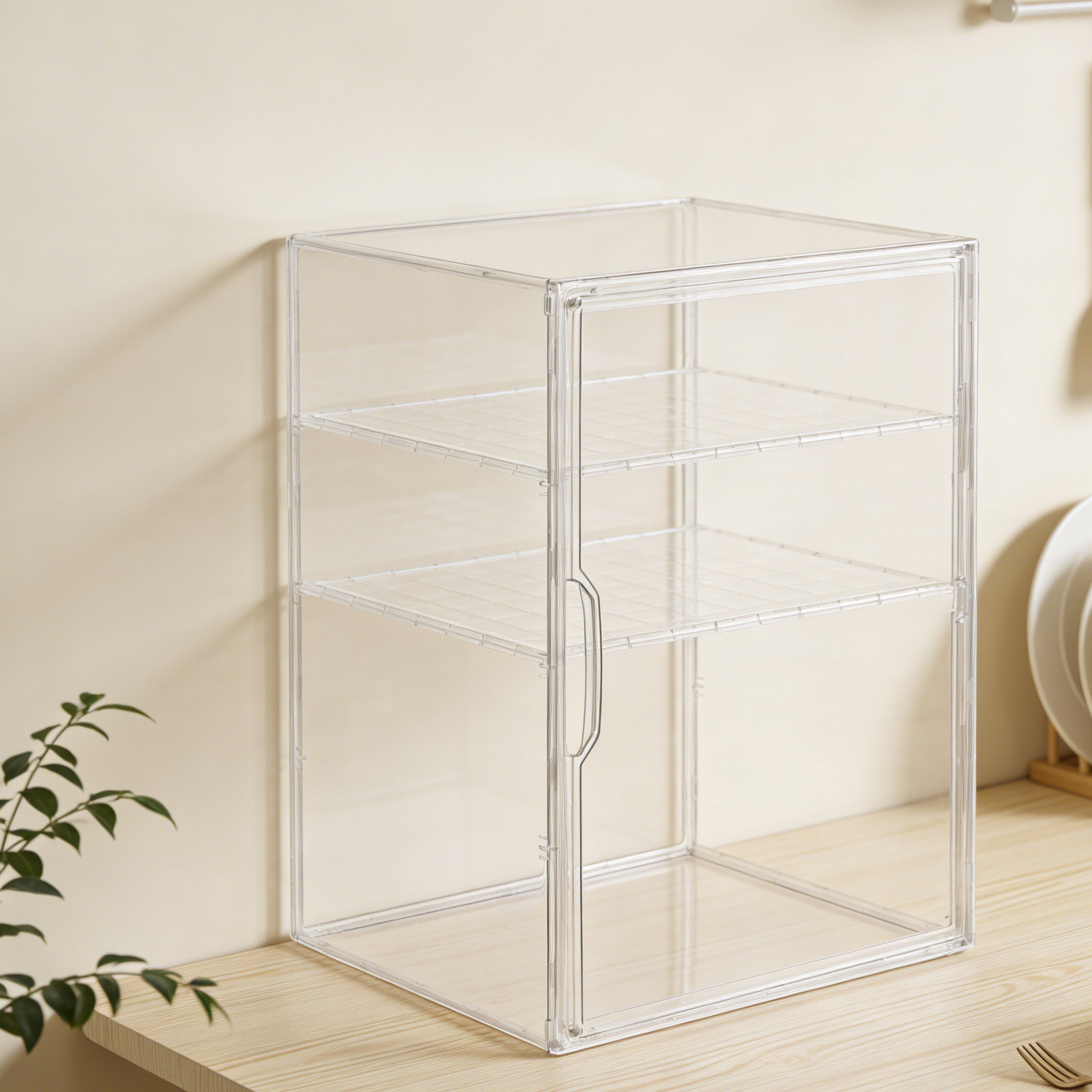 3-Tier Clear Bottle Organizer  - Baby Nursery Shelf 评论和价格