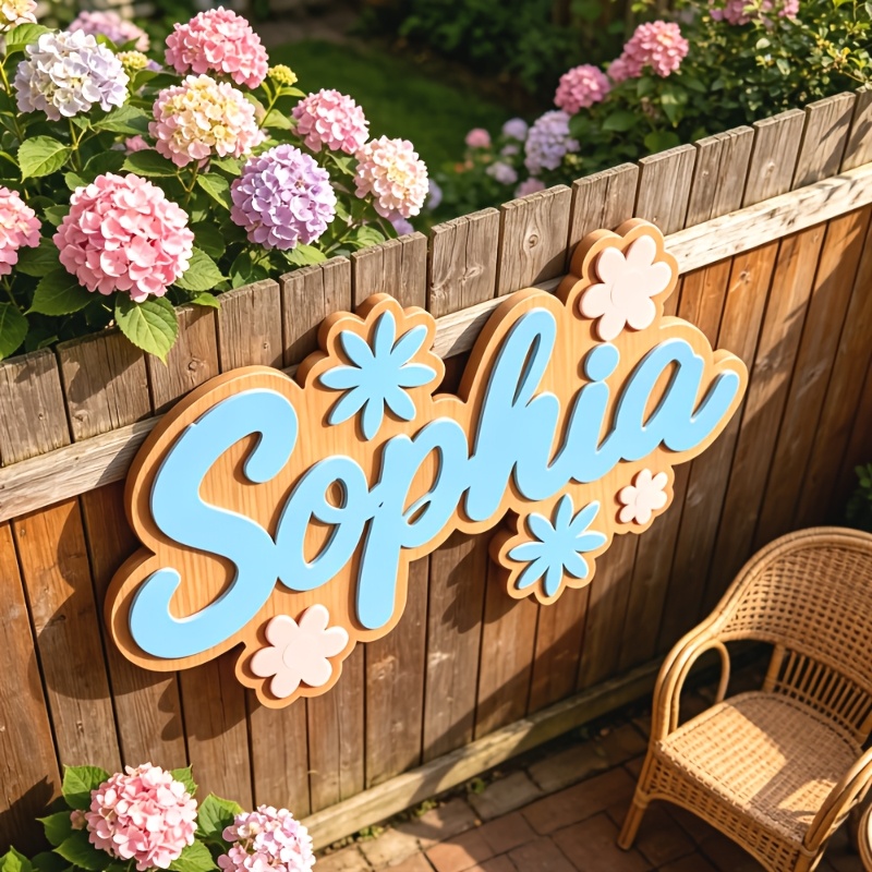 Personalized Floral Themed Nam - Baby Nursery Decorations 评论和价格