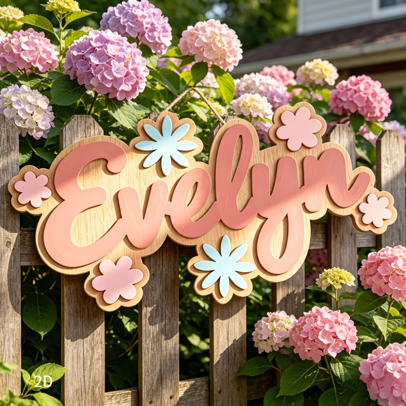 Personalized Floral Themed Nam - Baby Nursery Decorations 评论和价格