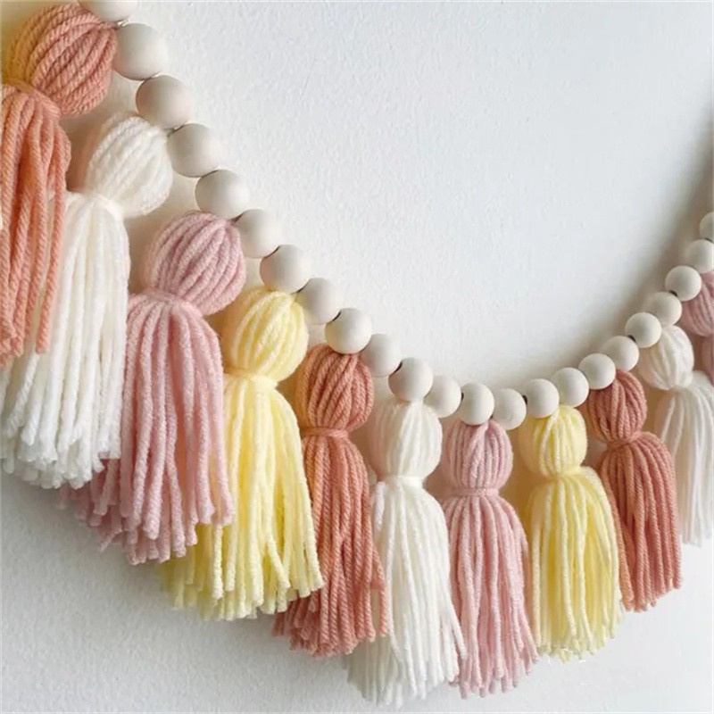 Yellow Boho Tassel Garlands Wa - Baby Nursery Yellow 评论和价格