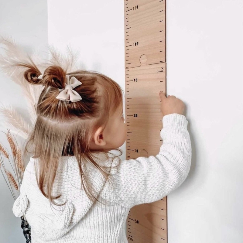 Nordic Wooden Kids Height Grow - Growth Chart Ruler 评论和价格