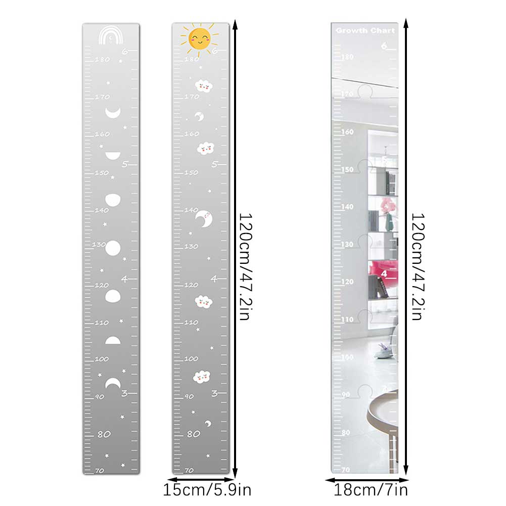 Growth Chart Mirror For Kids M - Growth Chart Ruler 评论和价格