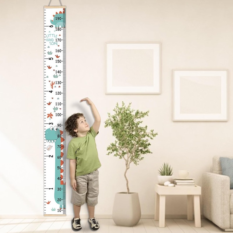 Kids Height Growth Chart Dinos - Growth Chart Ruler 评论和价格