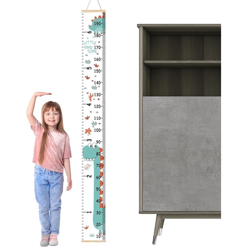 Kids Height Growth Chart Dinos - Growth Chart Ruler 评论和价格
