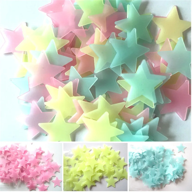 100pcs Fluorescent Glow in the - Baby Nursery Vinyl 评论和价格