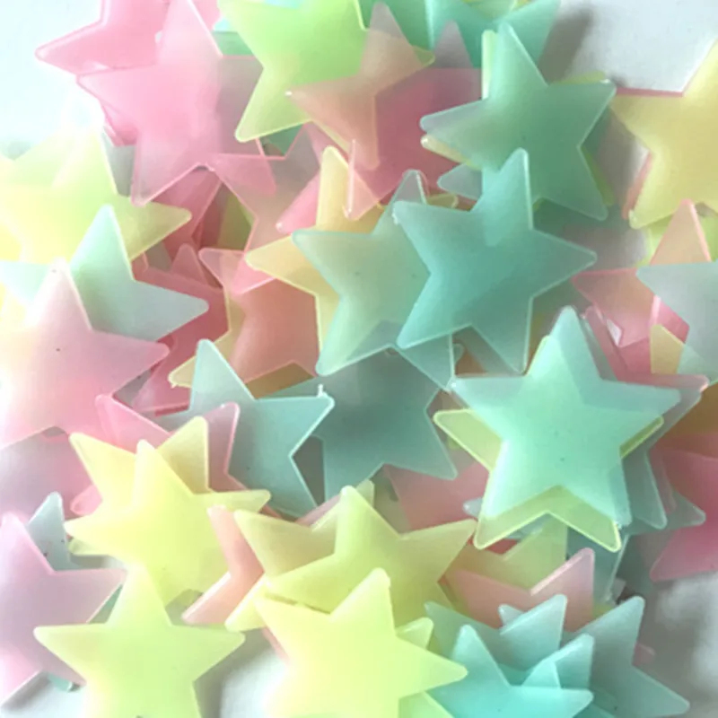 100pcs Fluorescent Glow in the - Baby Nursery Vinyl 评论和价格