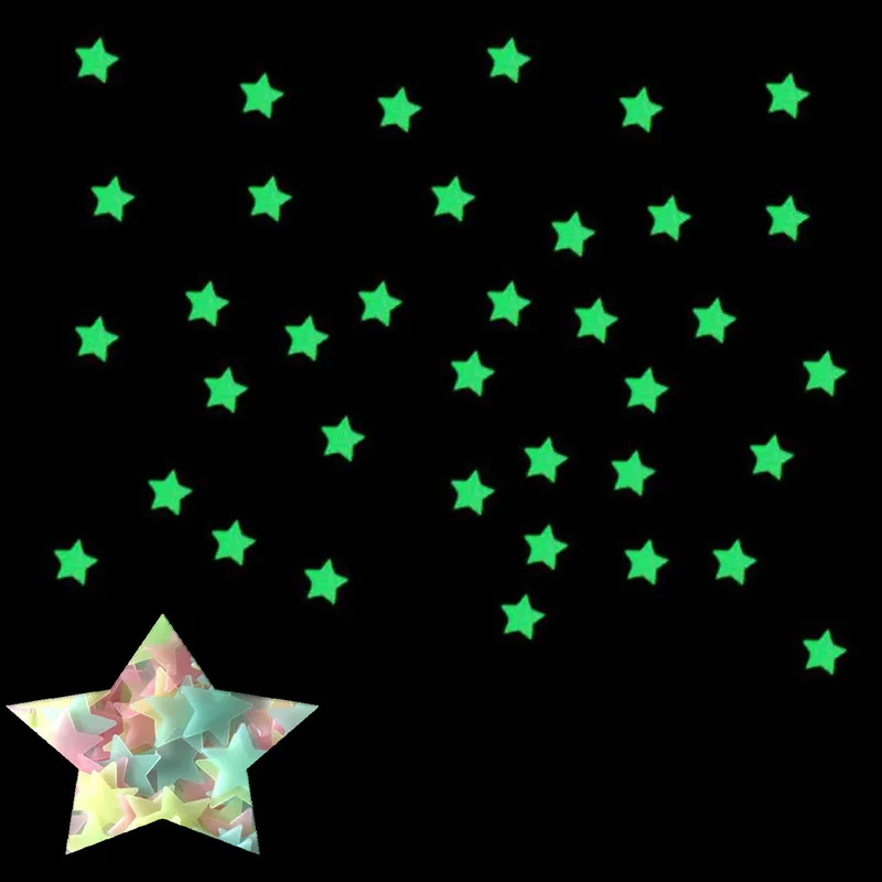 100pcs Fluorescent Glow in the - Baby Nursery Vinyl 评论和价格