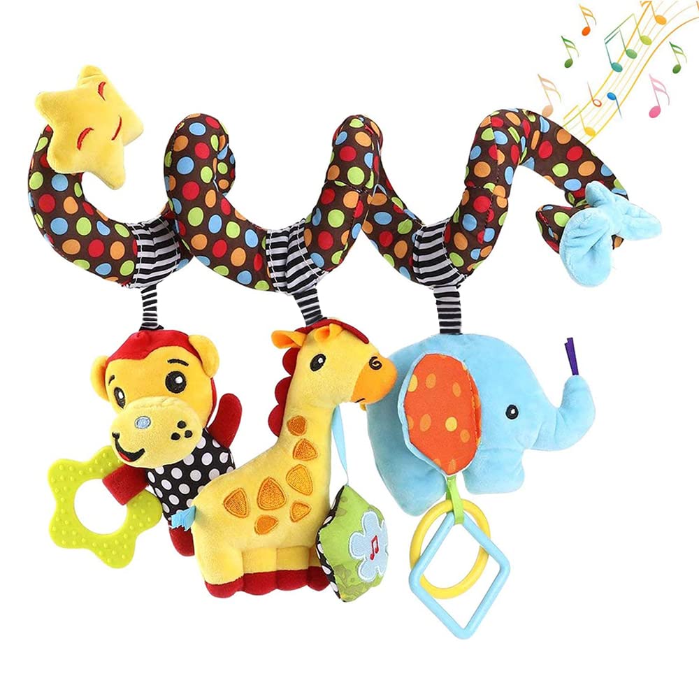 Baby Car Seat Stroller Spiral  - Crib Mobile Musical 评论和价格