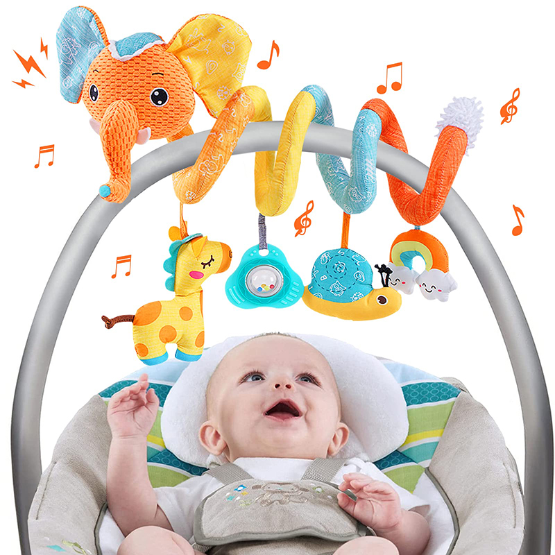 Car Seat Toys Infant Color Ele - Crib Mobile Musical 评论和价格