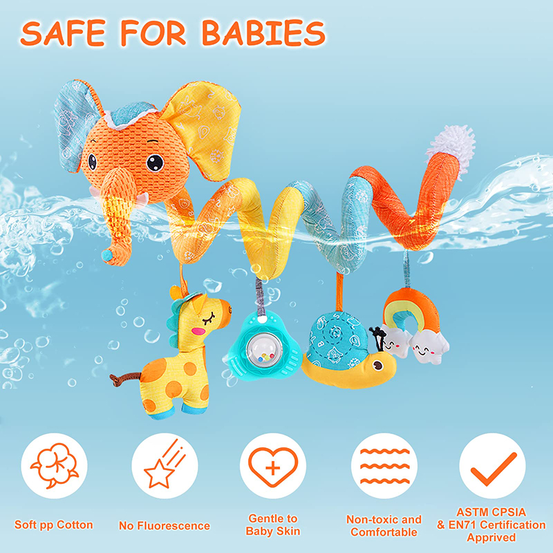 Car Seat Toys Infant Color Ele - Crib Mobile Musical 评论和价格