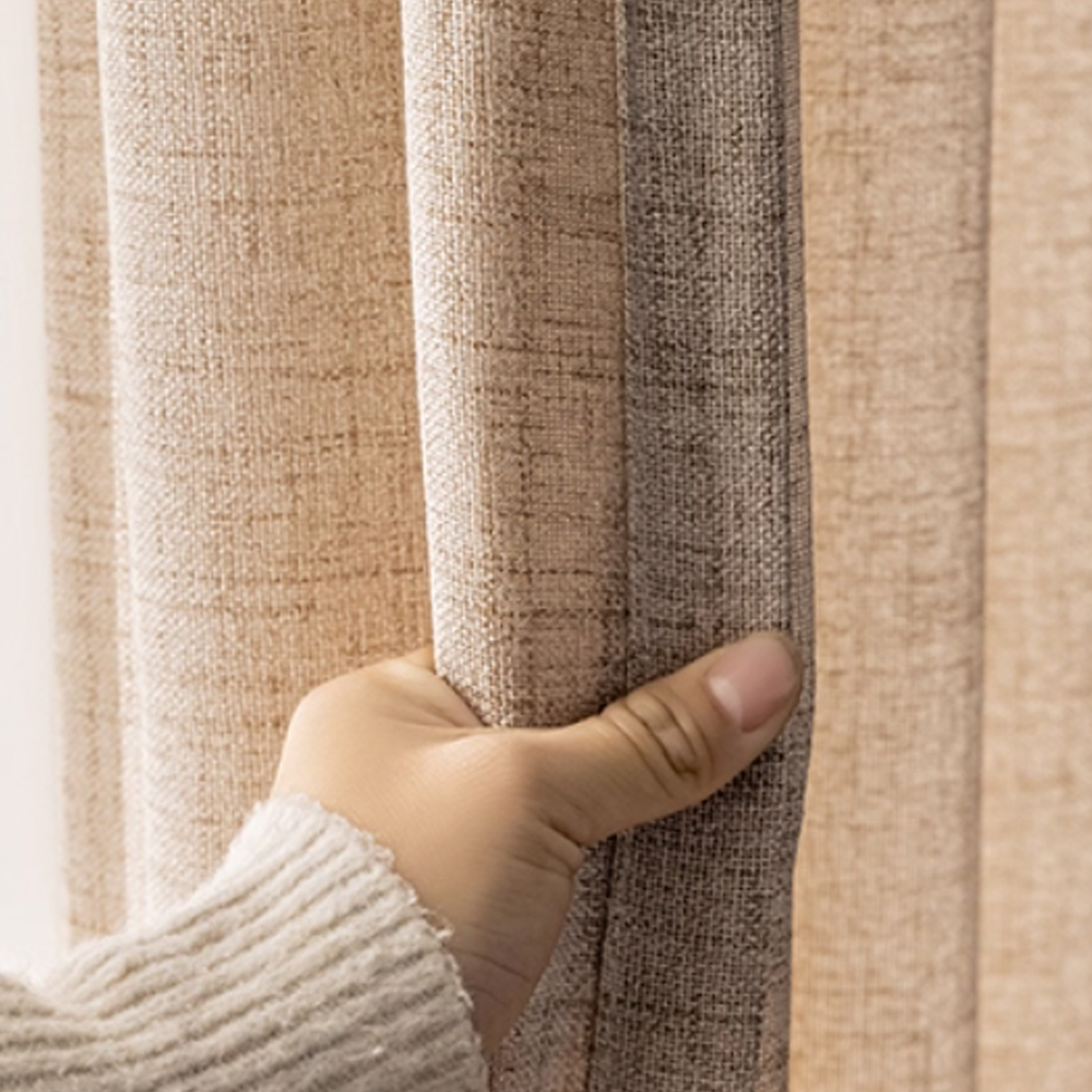 1pc Modern Simple Solid Color  - Blackout Curtain Nursery 评论和价格