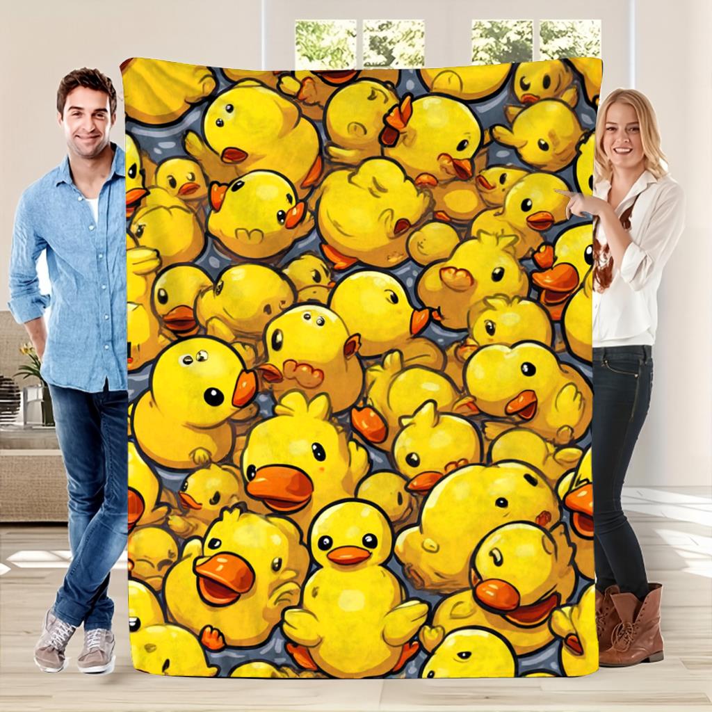 Adorable Yellow Chick Blanket  - Baby Nursery Yellow 评论和价格