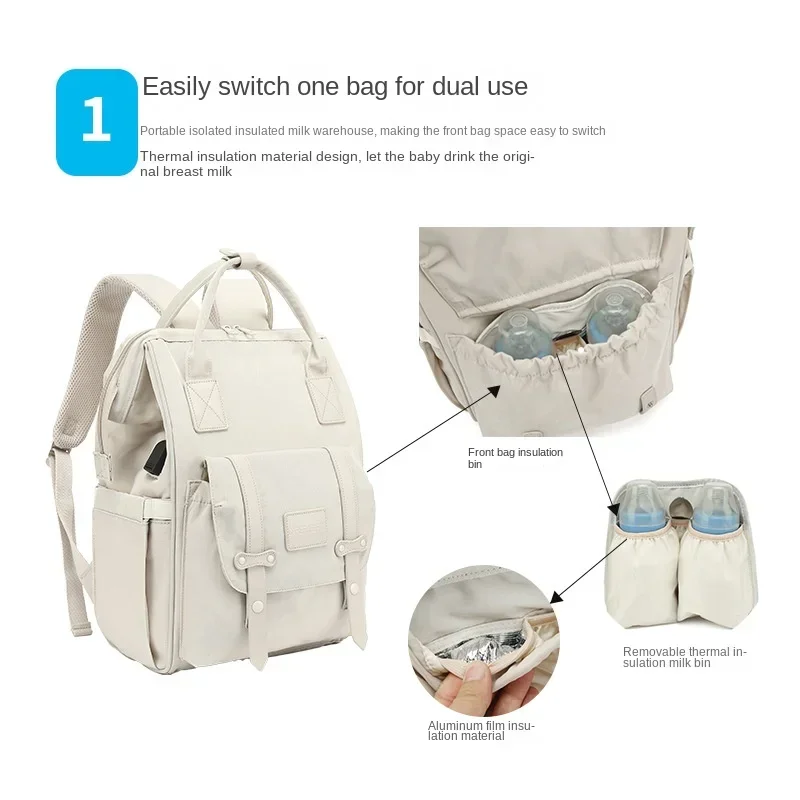 Baby Nappy Bag Mummy Bag Backp - Baby Nursery Bags 评论和价格